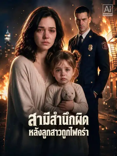 สามีสำนึกผิด หลังลูกสาวถูกไฟคร่า