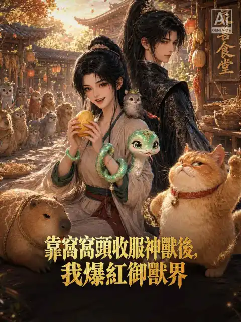 靠窩窩頭收服神獸後，我爆紅御獸界