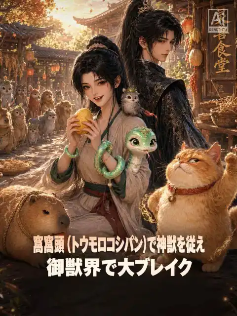 窩窩頭（トウモロコシパン）で神獣を従え 御獣界で大ブレイク